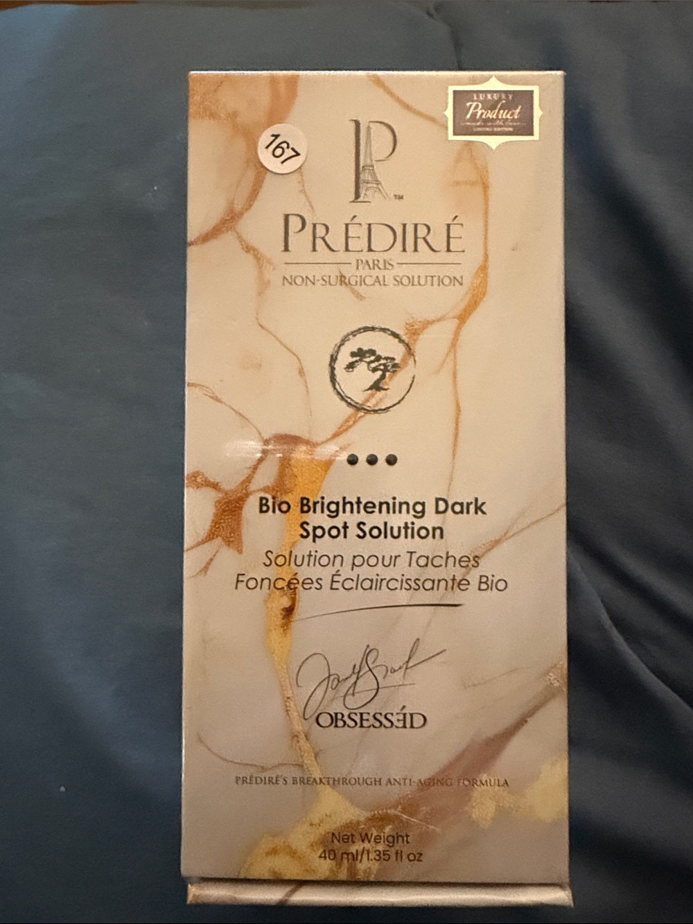Prédiré Bio Brightening Dark Spot Solution - Cream/Gold